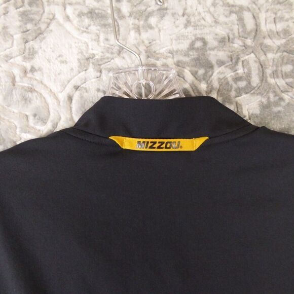 Mizzou Tigers Nike Windbreaker Men's Medium Black Track Full Zip Jacket Side Zip - Picture 7 of 10